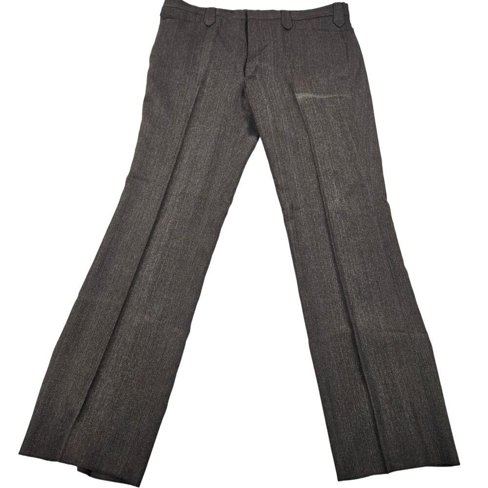 NWT Circle S Western Brown‎ Pleated Ranch Unhemmed Pants Men's Size 44